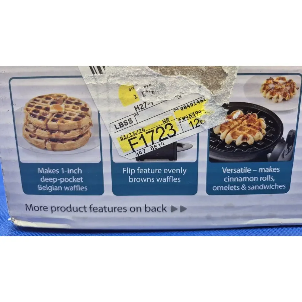 Farberware Single Flip Waffle Maker NEW in Box